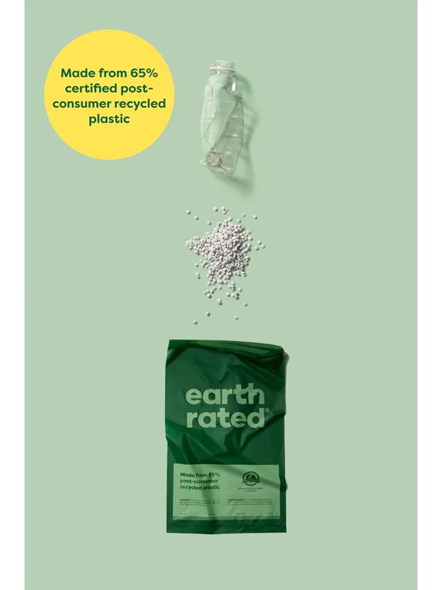 Earth Rated Bajspåsar Single 300 st - Lavendel