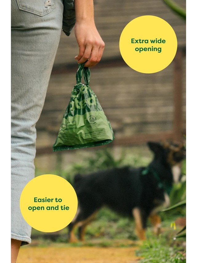 Earth Rated Bajspåsar med handtag 120 st - doftfria