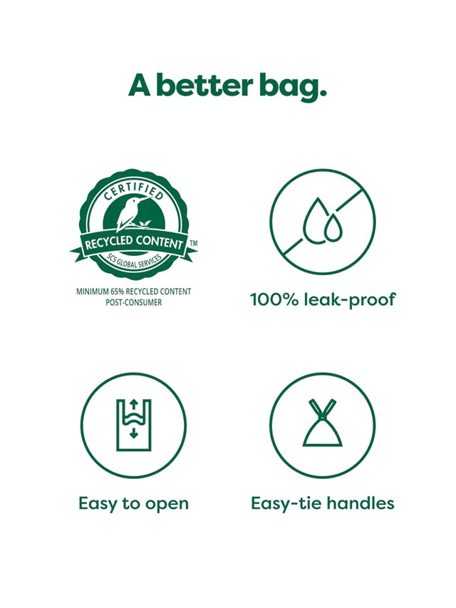 Earth Rated bajspåsar med handtag 120 st - Lavendel