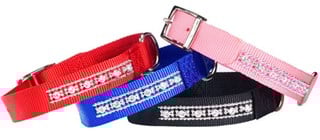 Esc Rhinestone Collar - Rosa