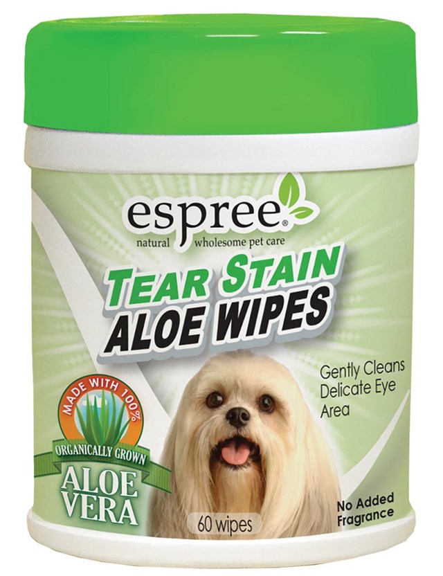 Espree Tear Stain Aloe Wipes