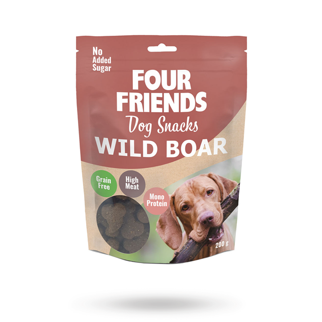 FourFriends Dog Snacks Wild Boar 200g