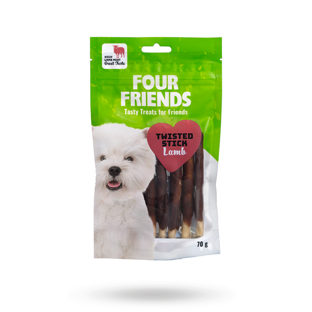 Fourfriends Twisted Stick Lamb 12,5 cm 7-pack