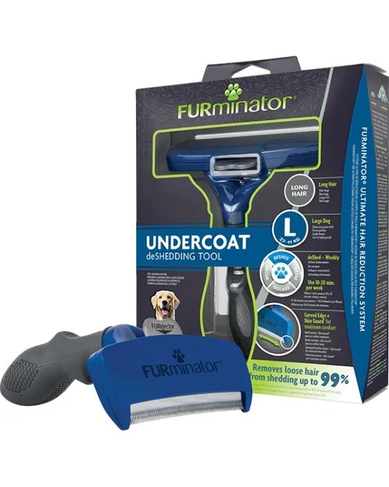 Furminator Deshedding Tool - För större hundar med lång päls