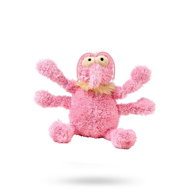 Mjuk Hundleksak - Scrachette the Flea Pink