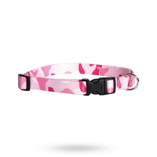GG Camo Collar Hundhalsband - ROSA - XL