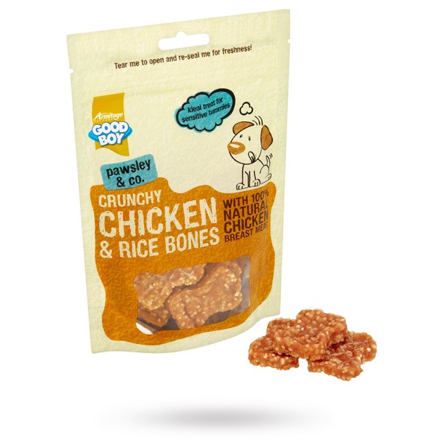 Crunchy Chicken & Rice Bones 350g