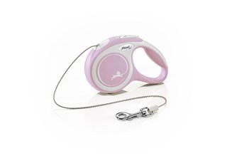Flexi New Comfort Koppel Med Snöre 3 M - Rosa
