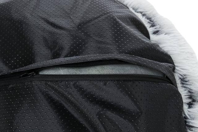 Harvey Hundbädd ø80 - Vit/Svart