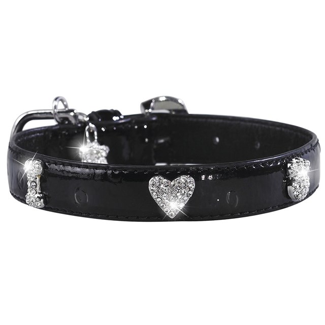 I Love Paw Halsband Svart