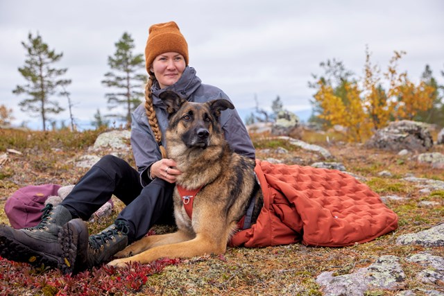 Hurtta Sleepover Sovsäck Cinnamon