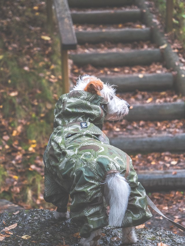 Downpour Suit Green Camo Regnoverall 45XS