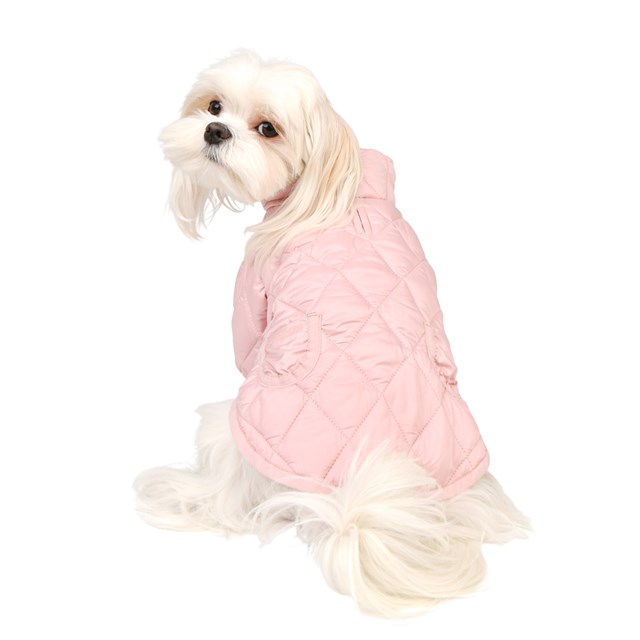 Cotton Candy Hundjacka - Rosa