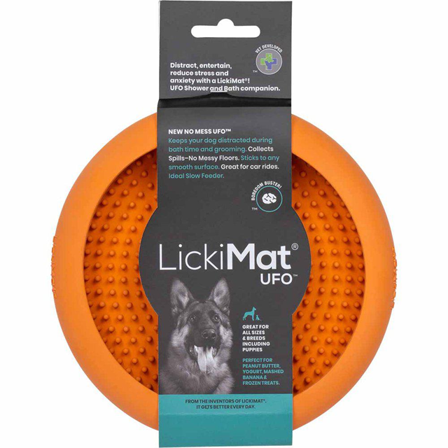 LickiMat Ufo Hundskål - Orange