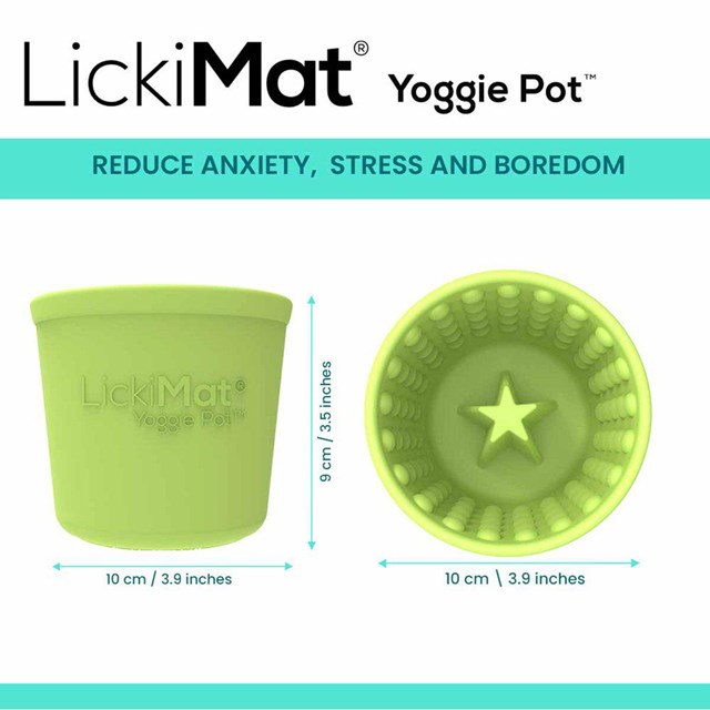 Lickimat Yoggie Pot - Ljusblå