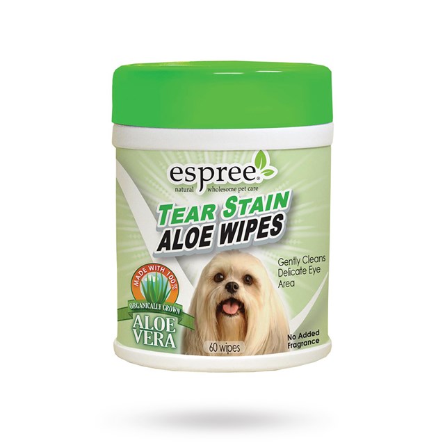 Espree Tear Stain Aloe Wipes