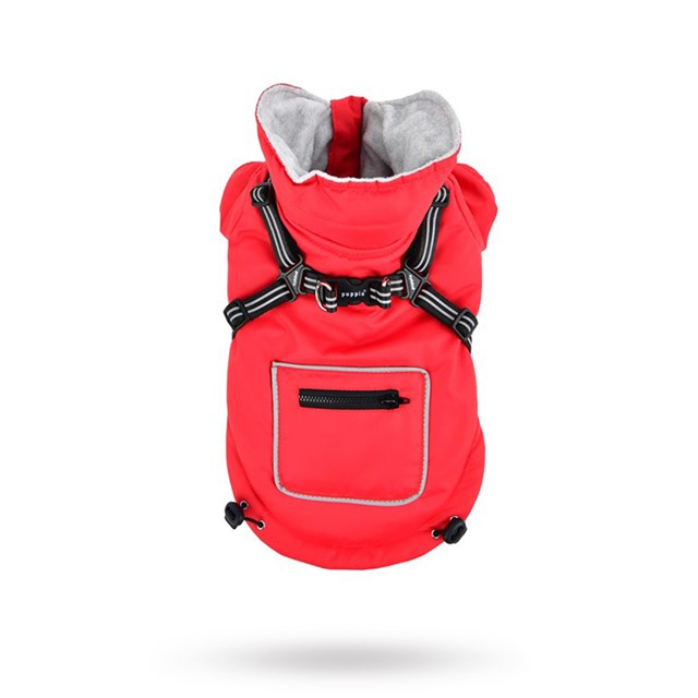 Mallory Red - Hundtäcke med Integrerad Sele