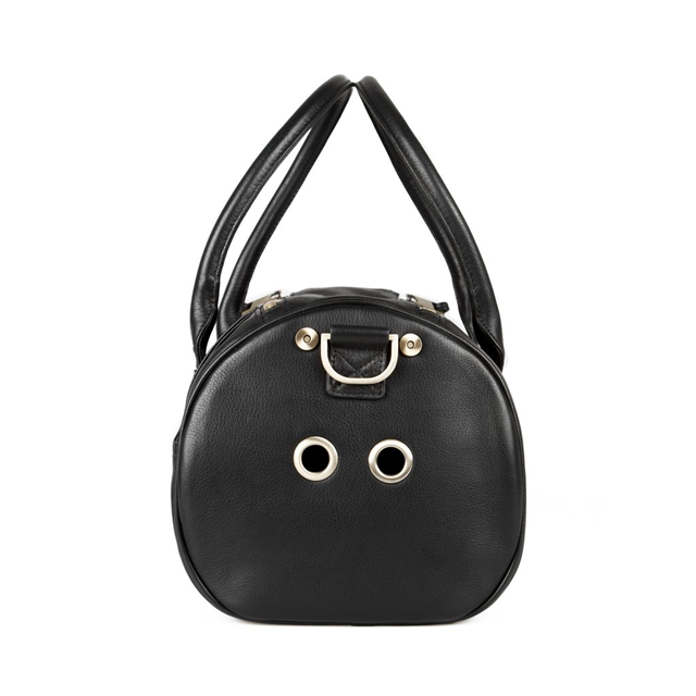 MERÏKH Hundväska Läder - Svart