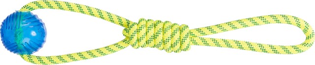 Aqua Toy Flossrep med Boll - Flytande hundleksak