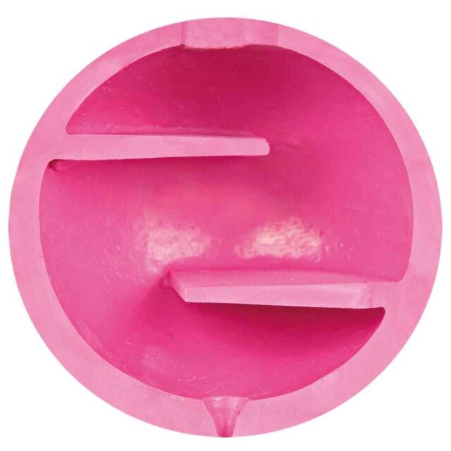 Snacksboll i gummi med labyrint 7 cm