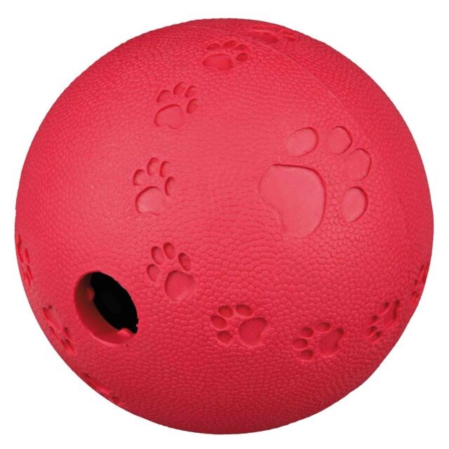 Snacksboll i gummi med labyrint 7 cm