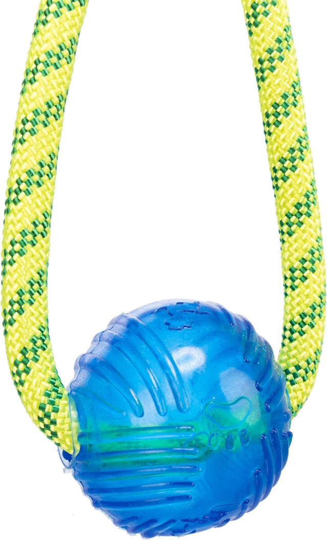 Aqua Toy Flossrep med Boll - Flytande hundleksak