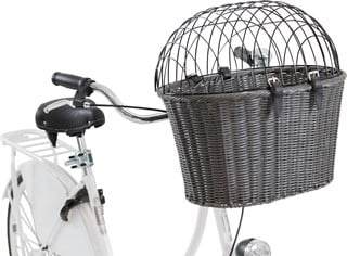 Cykelkorg Front Med Galler Upp Till 5kg - Antracit