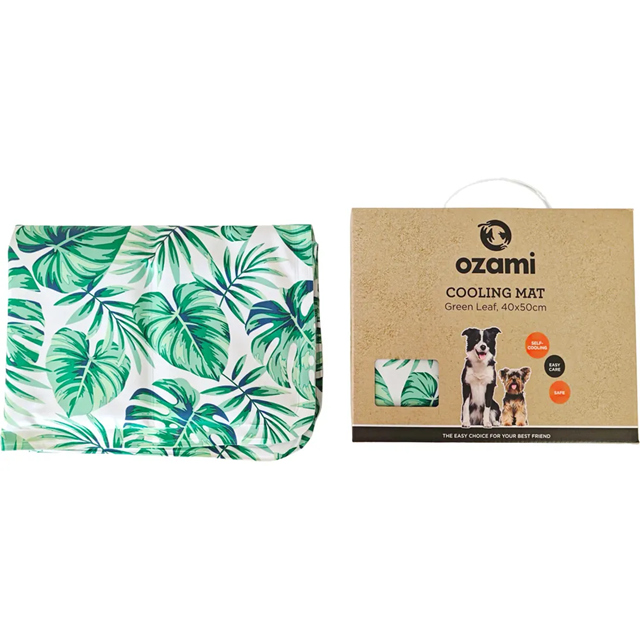 Ozami Cooling Mat Kyldyna - Green Leaf