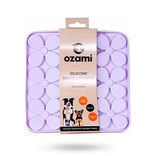 Ozami Silicone Snuffle Flower Purple Square 20x20 Cm