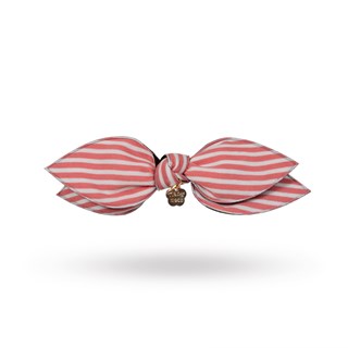 Ribbon Hairpin Striped Red
