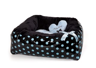 Polkadot Ease Bed - Blå Medium