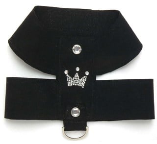 Plush Crown Sele Svart - Large