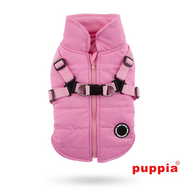 Mountaineer II Pink - Fodrat Hundtäcke med Integrerad Sele
