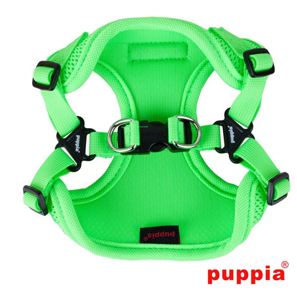 NEON SOFT - Grön Step-in Hundsele LARGE