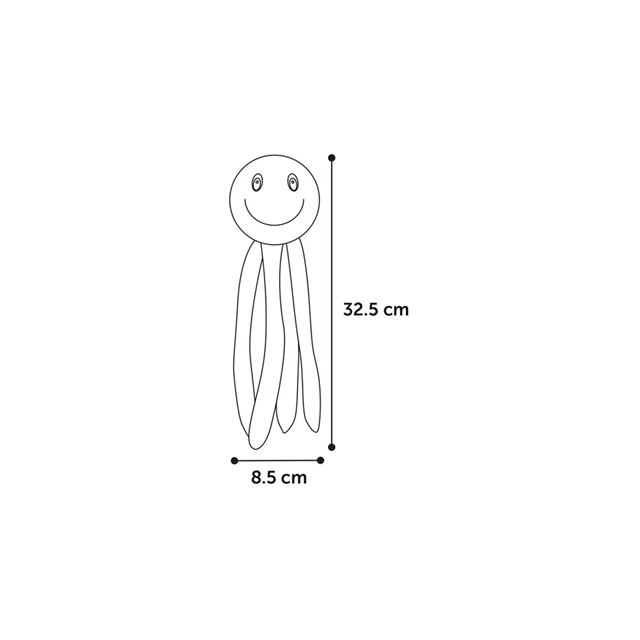 Paul Bläckfisk 32 cm - Hundleksak med pip