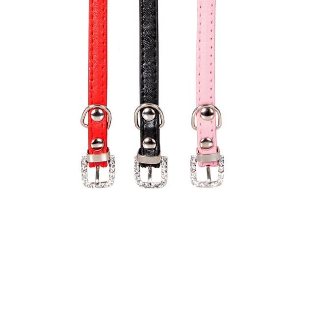 Personligt Hundhalsband Glitter Svart