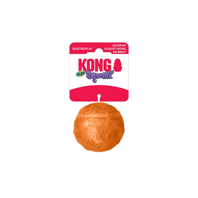 Kong Squeezz Crackle Ball - med prasselljud