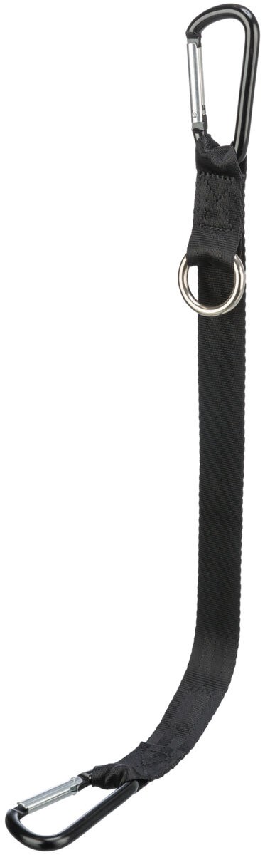 UNIVERSALFÄSTE TILL BILSELE 30 cm/25 mm - SVART