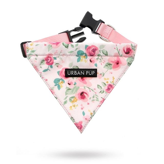 Pink Floral Cascade BANDANA