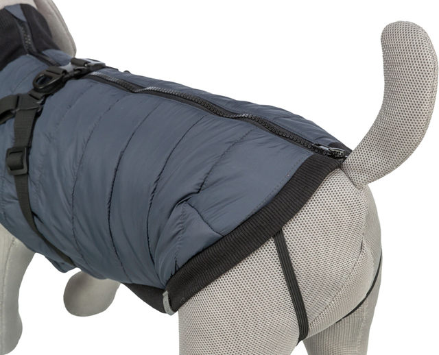 Pontis Hundtäcke med integrerad sele - Blå