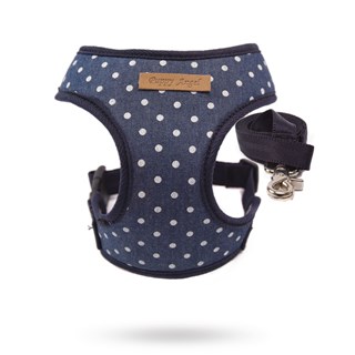 Puppy Angel Denim Sele - Navy - Xl