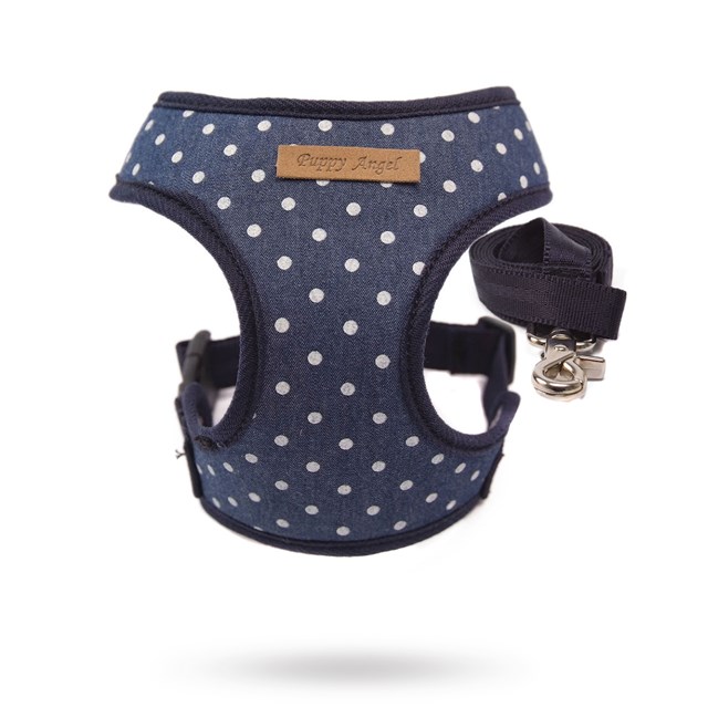 Puppy Angel Denim Sele - NAVY - XL