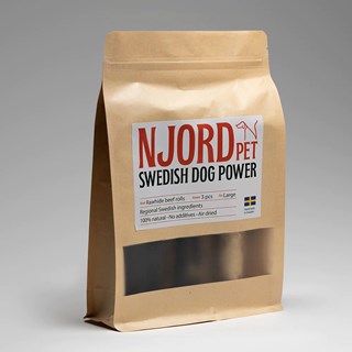 Njord Pet Svenskt Tugg - Nötrulle 3-pack - Large