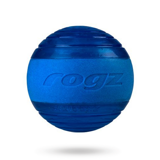 Rogz Squeekz Blå Flytande Boll Med Pip