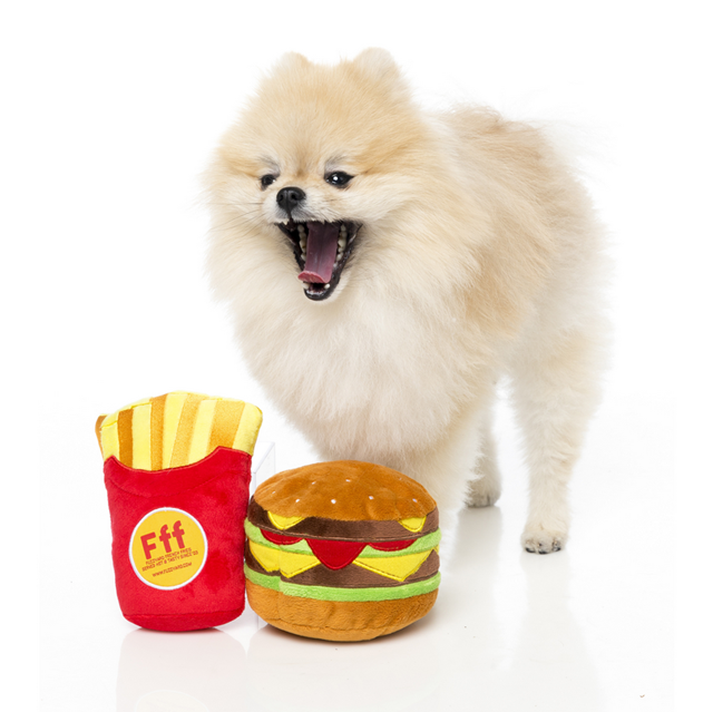 Mjuk Hundleksak - Hamburgare