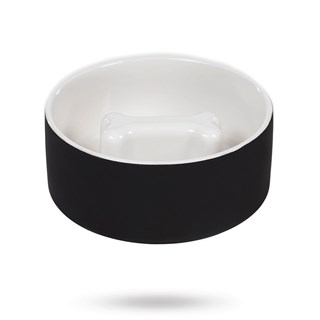 Paikka Slow Feed Bowl - Svart