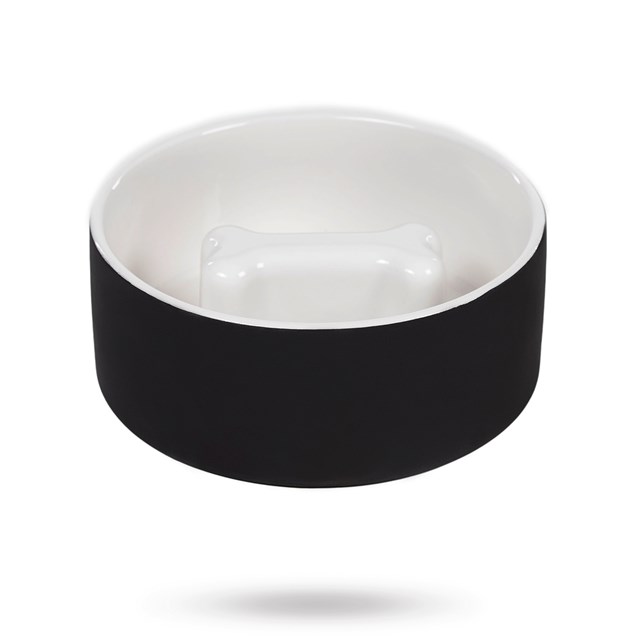 PAIKKA Slow Feed Bowl - Svart