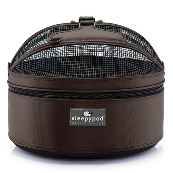 Mobile Pet Bed - Brun Transportväska