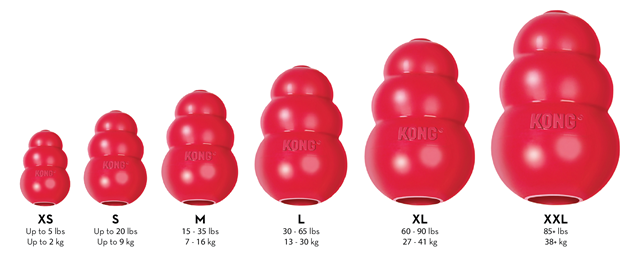 Kong Classic Röd - Aktiveringsleksak