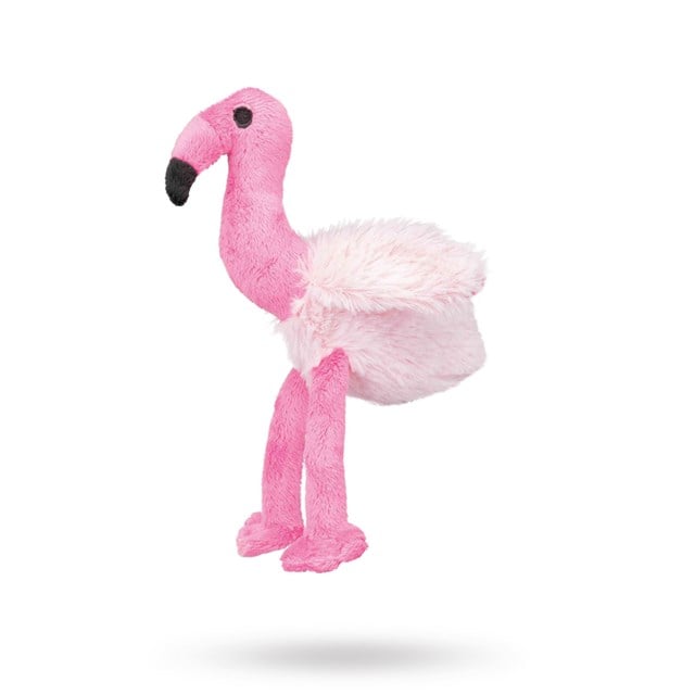 Flamingo 35 cm - Mjuk hundleksak med pip